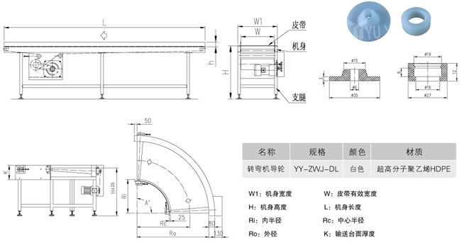 轉彎皮帶輸送機在工業(yè)中的安裝步驟