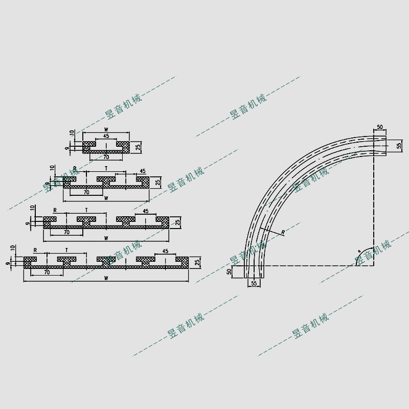 880TAB/881TAB系列彎座